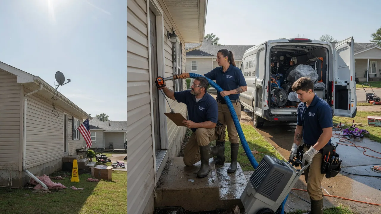 Ceiling Water Damage Restoration in Ville Platte, LA near me